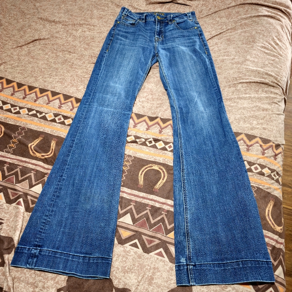 Rock and Roll Cowgirl High Rise Trouser 28X38